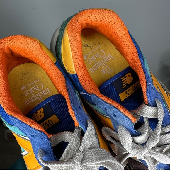 New Balance NB 57/40 Cobalt Marigold Dark Camo M5740TRB Mens 8.5 - Picture 6 of 11